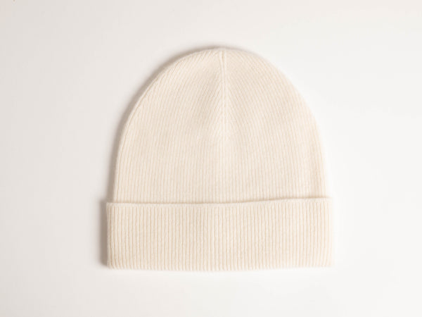 Cashmere Beanie - Cream | Lewis Cho display picture 2