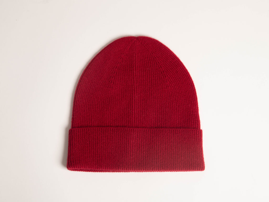 Cashmere Beanie - Red