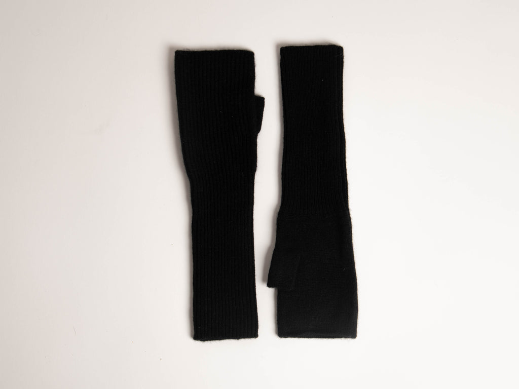 Cashmere Arm Warmers - Black