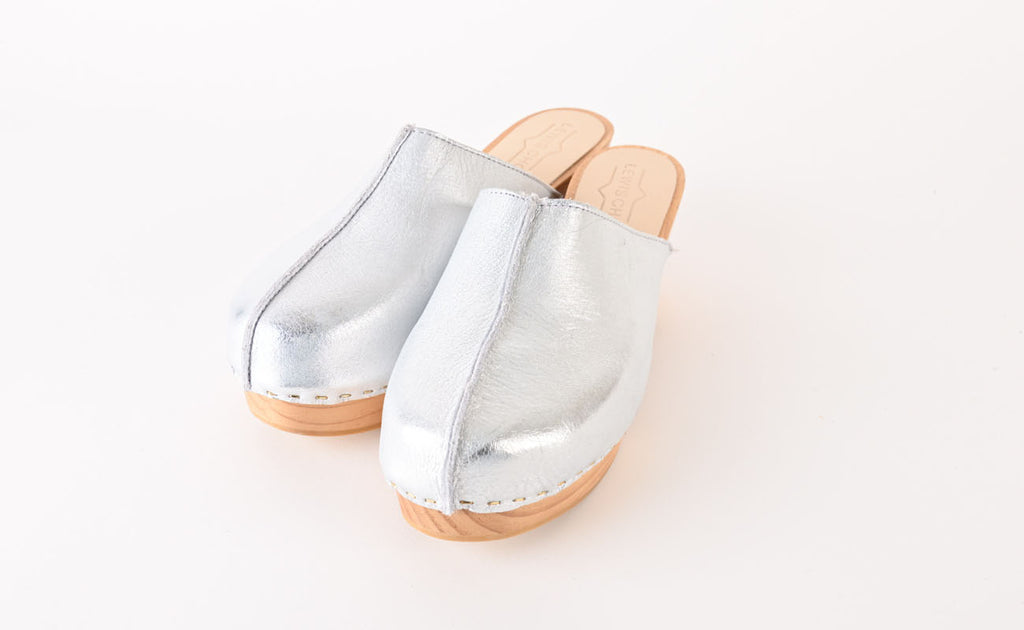 Dune Clogs - Silver